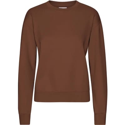 Dames sweatshirt met ronde hals Colorful Standard Classic Organic Cinnamon Brown