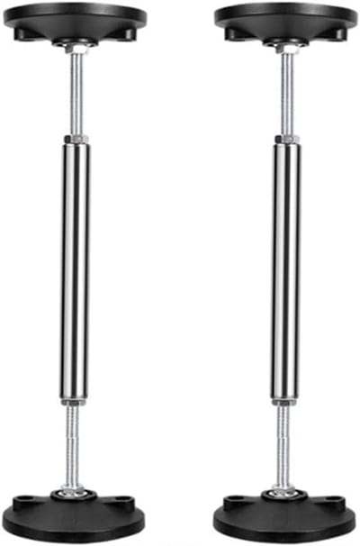 Steun Stangen - Verstelbare Staven - Kast Ondersteuning - Roestvrij Staal - 30-45 Cm - Zilverkleurig