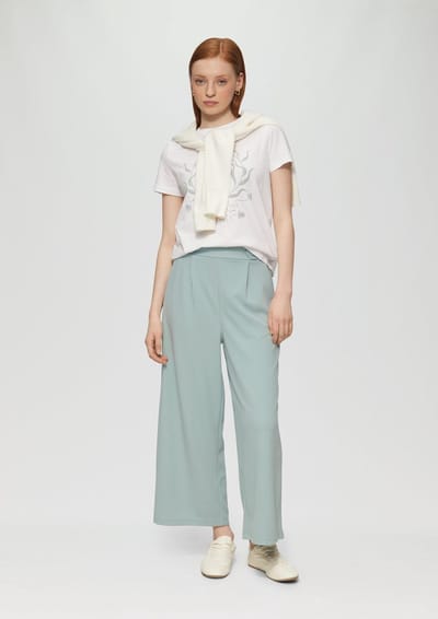Q/S designed by - Broek - Maat 34 - Vrouwen - 7217 GREEN - polyester