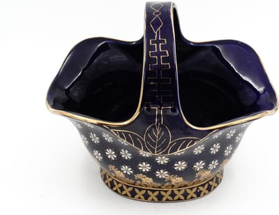 Woondecoratie / Chinese Woondecoratie – Porselein – DonkerBlauw – Mandvormig