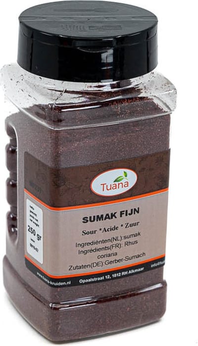 Tuana Kruiden - Sumac/ Sumak Kruiden Gemalen - Strooibus 160 Gram - Tuanashop - MP-S-0024