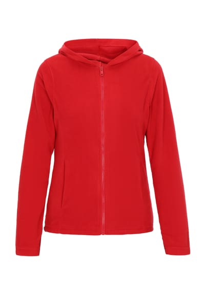 Mymo Fleece jas Dames rood