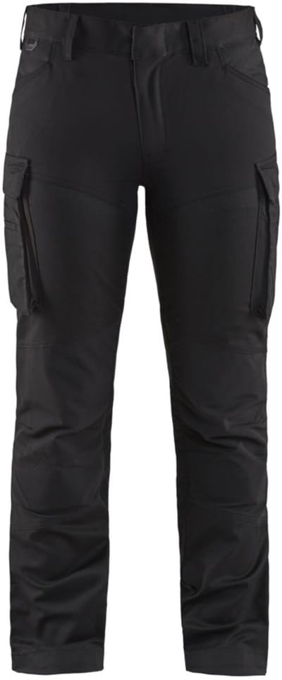 Blaklader Dames service werkbroek stretch 7147-1830 - Zwart - C34