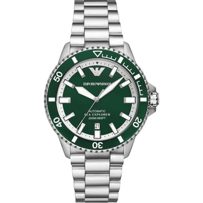 Emporio Armani AR60080 Heren Horloge 42 - Zilverkleurig