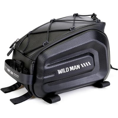 Fietstas Multifunctioneel Ontwerp Mountainbike Tas Ebike Accutas Bagagedrager Opbergtas Fietstas zwart