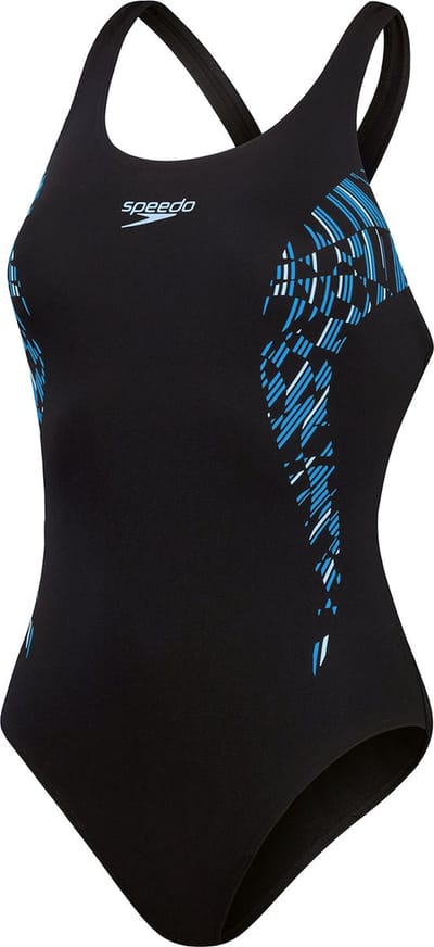 Speedo Placement Muscleback Marine/Blauw Sportbadpak - Maat 38