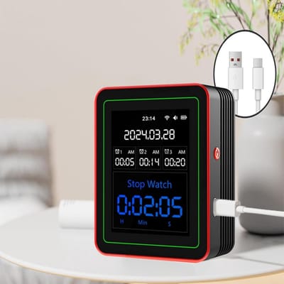 Luchtkwaliteitsmeter 15-in-1 - Slimme luchtkwaliteitsmonitor voor thuis en op kantoor