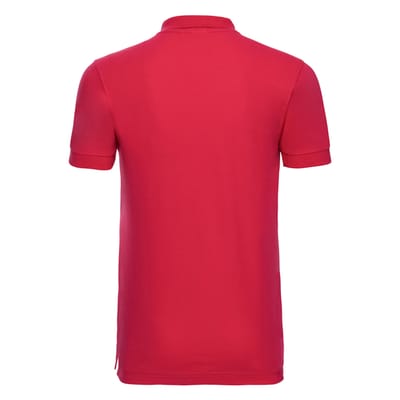 Russell Heren Stretch Poloshirt (Klassiek rood)