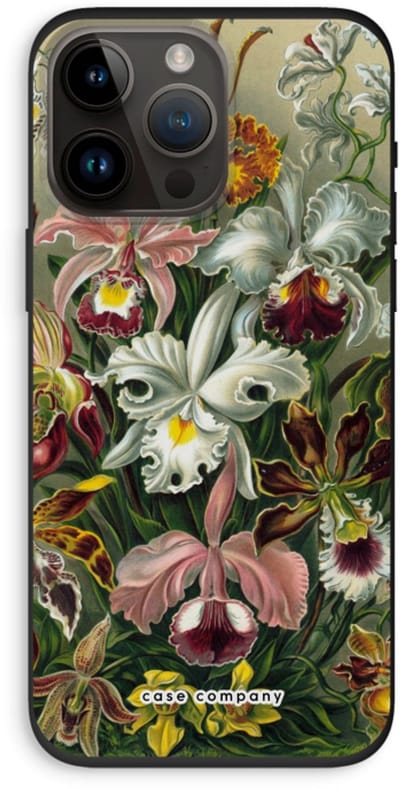 Case Company® - Hoesje geschikt voor iPhone 14 Pro Max hoesje - Haeckel Orchidae - Biologisch Afbreekbaar Telefoonhoesje - Bescherming alle Kanten en Schermrand
