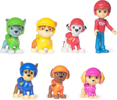 Paw Patrol Spinmaster Patrol Rescue Wheels 7 figuren giftpack Speelfiguren & personages