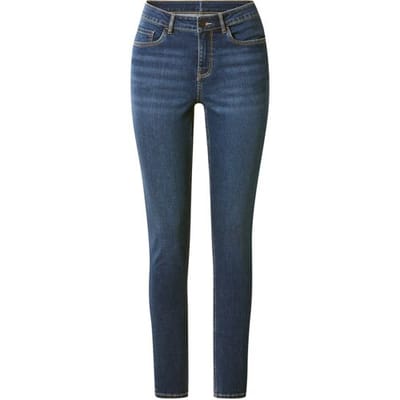ESMARA Dames push-up jeans, skinny fit, normale taillehoogte (Blauw, 34)