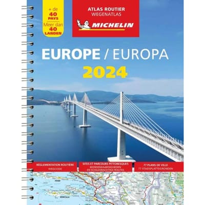 Michelin wegenatlas Europa 2024