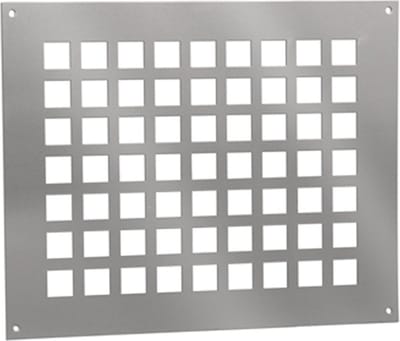 Nedco BV Ventilatieplaat 300x250mm aluminium