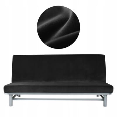 Zwarte Welur Sofahoes 190-210cm - Bescherming en Stijl