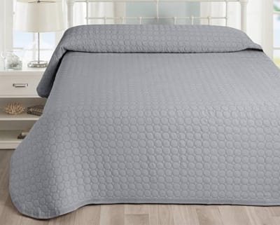 Nightsrest Bedsprei Lucia Antraciet Maat: 230x260cm - 2 persoons voor bedden van 140 en 160 breed