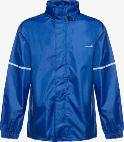 Mountain Peak dames/heren regenjas - Blauw - Met capuchon - Ritssluiting - Maat S