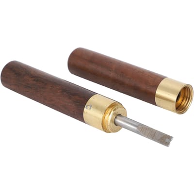 Biseauteuse en Cuir pour Bord Bois de Santal Outil de Biseautage DIY Finition Extérieure Outil de Coupe Artisanale 1.8mm/0.07in