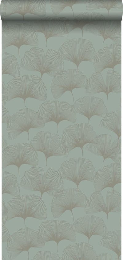 Origin Wallcoverings behang ginkgo bladeren saliegroen - 347733 - 0,53 x 10,05 m