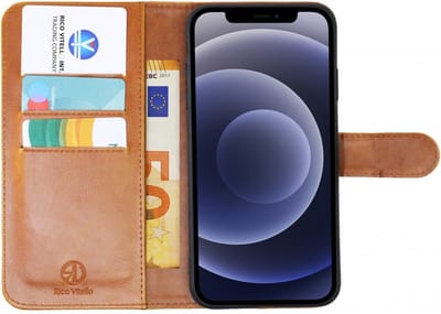 Hoesje Geschikt voor Samsung Galaxy S20 Ultra Rico Vitello excellent Wallet Case/book case/hoesje kleur Bruin