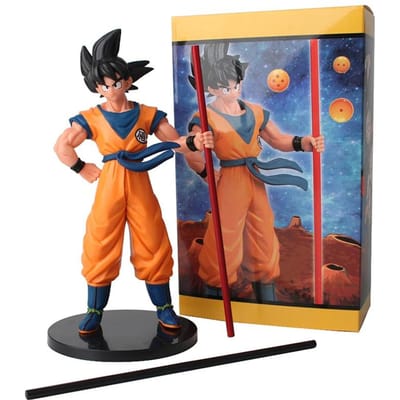 Figurine d'action Goku 22cm Dragon Ball Son Goku Super Saiyan Figurine Anime Modèle Cadeaux Figurines de Collection pour Enfants