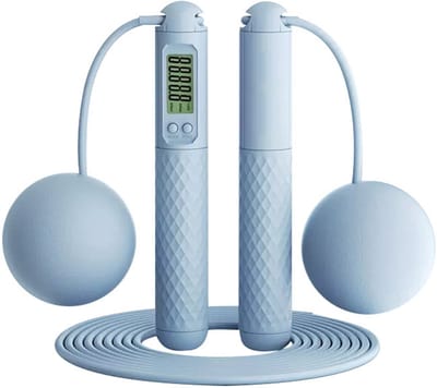 longziming -Springtouw voor Volwassenen – Professioneel Digitale Jump Rope met Teller – Indoor Workout Springtouw voor Thuis – Verstelbaar, Draagbaar en Ideaal voor Fitness & Cardiotraining