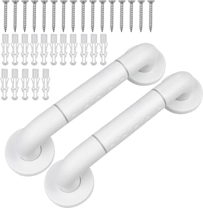 Set van 2 Douchebeugels - Antislip Handgrepen voor Badkamer en Toilet - 30cm Veiligheidssteun voor Ouderen en Gehandicapten