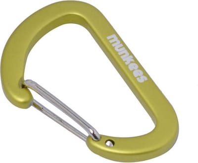 Munkees Karabijnhaak 4 X 40 Mm Groen 2 Stuks