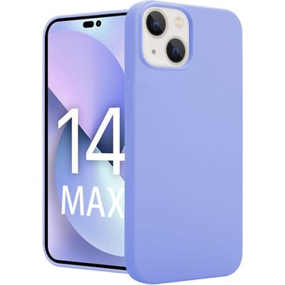 ShieldCase telefoonhoesje geschikt voor Apple iPhone 14 Plus silicone case - paars - Siliconen hoesje - Shockproof case hoesje - Backcover case