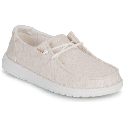 HEYDUDE Wendy Stretch Jersey Textiel Dames Oatmeal Loafers