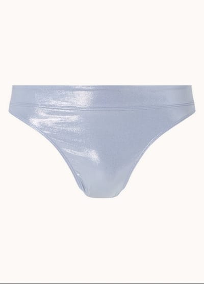 Beachlife Metallic Silver bikinibroekje - Maat 40