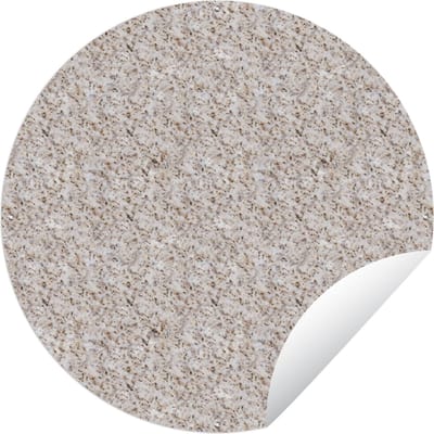 Tuincirkel Patroon - Graniet - Structuur - 60x60 cm - Ronde Tuinposter - Buiten