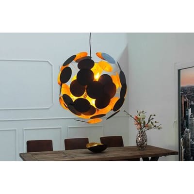 Hanglamp Infinity zwart goud 66 cm