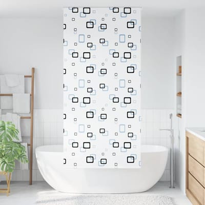 vidaXL - Doucherolgordijn - 110x240 - cm - stofbreedte - 106 - cm