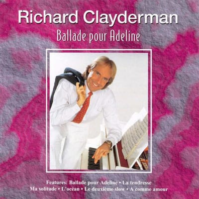 CD RICHARD CLAYDERMAN - Ballade pour Adeline ATV70612 Euro Music 1997 Italië Klassiek Gebruikt pink