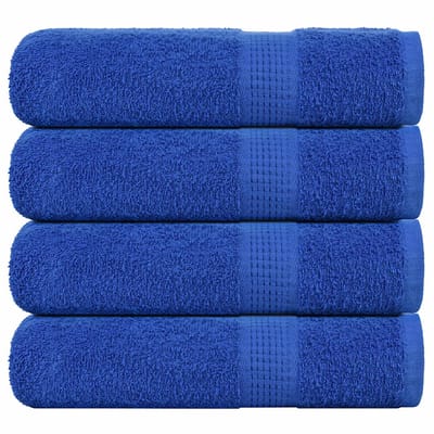 vidaXL - Handdoeken - FROGN - 4 - st - 50x100 - cm - 360 - g/m² - blauw