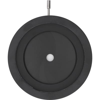 Instelbaar diafragma 2-50mm Irisdiafragma Aluminiumlegering Handmatig instelbaar diafragma Mechanische iris black