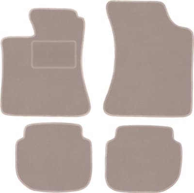 Beige veloursmatten voor: Volvo 440 / 460 sedan (1988-1996)