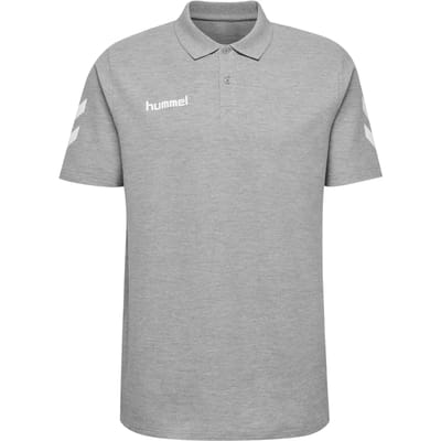 Polo Shirt Korte Mouw hummel Polo HMLGO Cotton manches courtes gris
