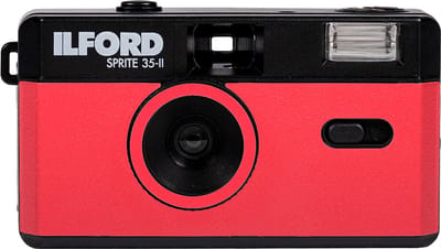 Ilford - Sprite 35-II - analoge camera-black&red