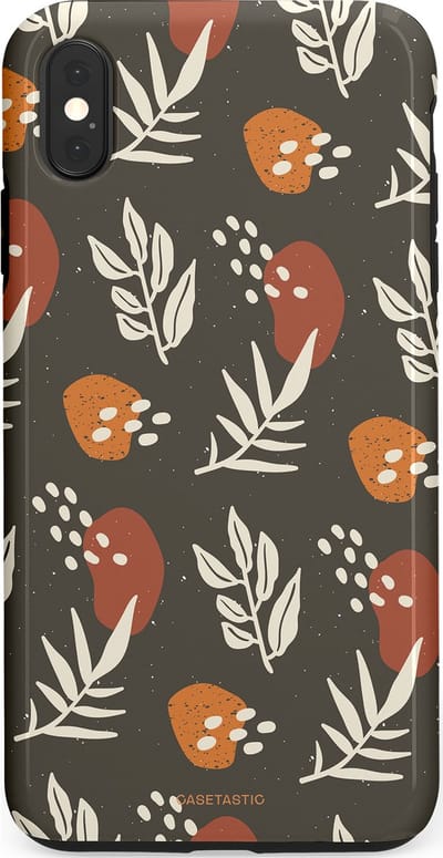 Casetastic Hoesje Geschikt voor Apple iPhone Xs Max - Stijlvolle Beschermende Duo-layer Case - Zandsteen