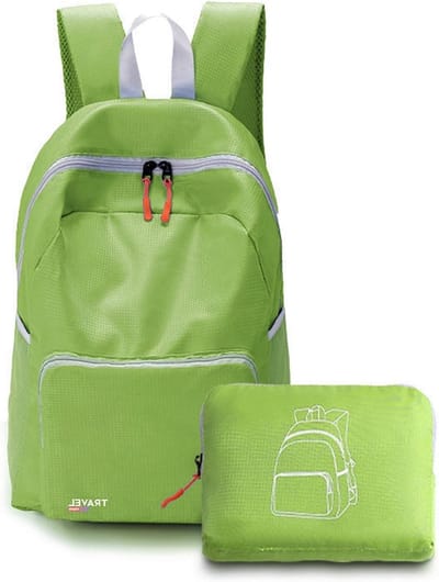 Opvouwbare Rugzak - Lichtgewicht Tas - Outdoor Reizen - Waterdicht Ontwerp - 20L Capaciteit - Groen