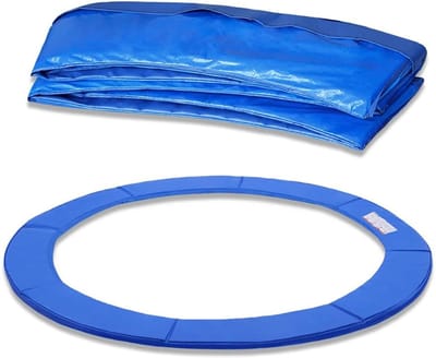 Trampoline Randafdekking - Veiligheidsmat - Bescherming bij vallen - UV-bestendig scheurvast materiaal - Ø 305 cm - Blauw