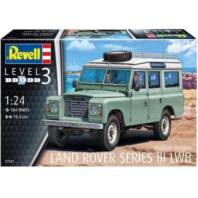 Revell Modelbouwpakket Auto - 07047 Land Rover Series III LWB Station Wagon - Britse Terreinwagen Plastic - 1:24 - Modelbouw