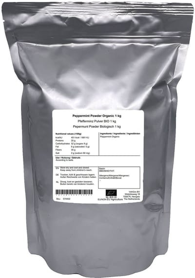 Pepermunt Poeder - 1 Kg - Holyflavours