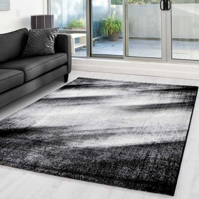 Modern design vloerkleed LIMA 1910 Zwart 200x290 cm