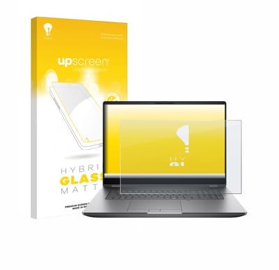 upscreen - Screenprotector voor HP Zbook Fury G1i 18 - Folie Beschermfolie Beschermglas matte