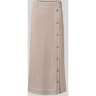 Midirok van viscosemix met zijde-aandeel model 'Gonna Maglia'