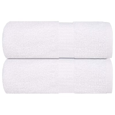 vidaXL - Gastendoekjes - FROGN - 2 - st - 30x50 - cm - 360 - g/m² - wit