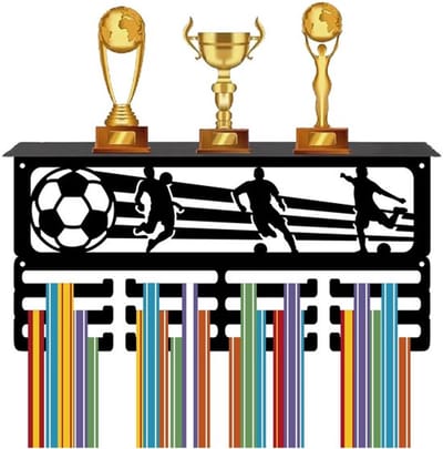Dailygoody - Voetbal Medaille Hanger - Medaille Display - Muur