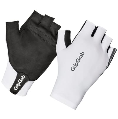 Faststream Aero Korte Vinger Fietshandschoenen Wit - Maat M